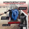 Diesel Fuel Hose Reel Blue, Heavy Duty Retractable 3/4" x 50ft Hose Reel with Automatic Shut Off - 4 of 4