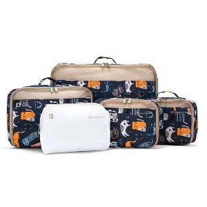 Traveler's Choice Cloverland 5pc Packing Cube Set - 1 of 4