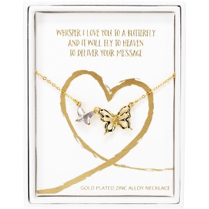Pavilion Gift Company - Whispers - 16"-18"  Butterfly Memorial  Necklace - Necklaces - 1 of 4