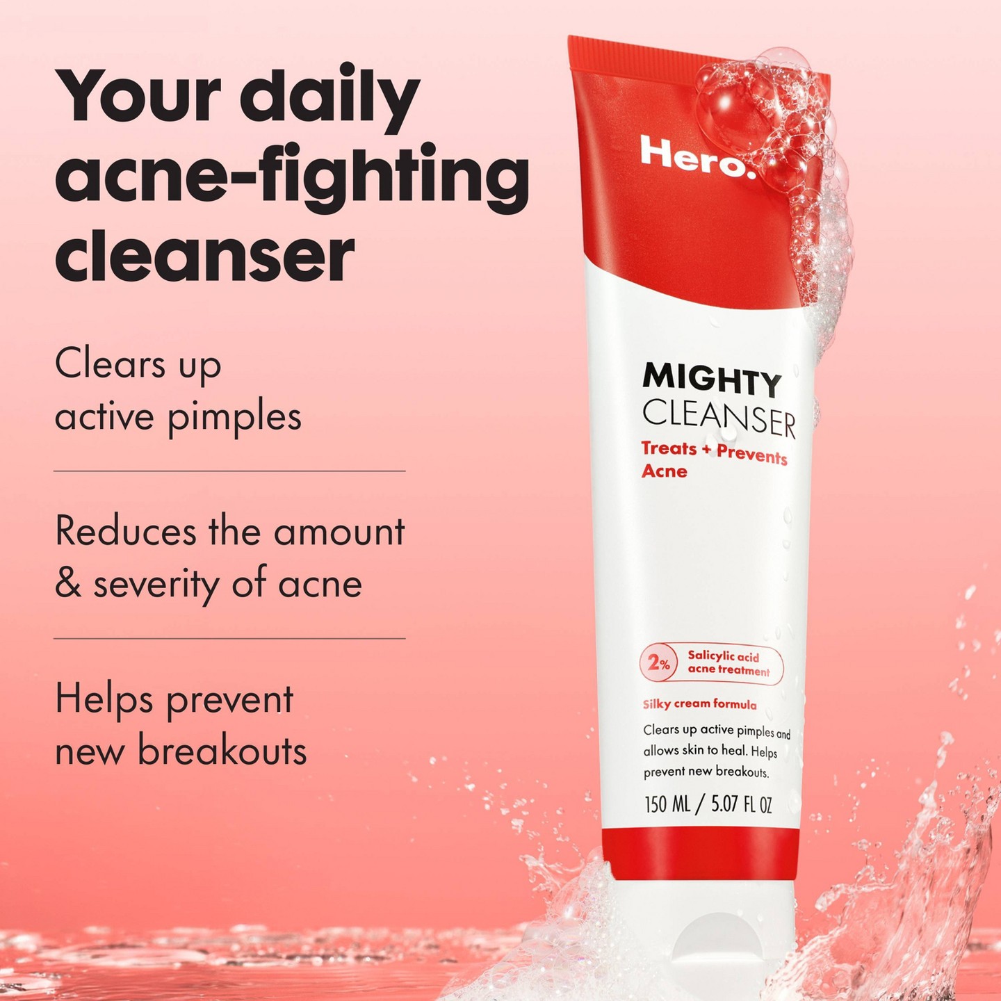 Очищающее средство для лица Hero Cosmetics Mighty, 5 fl oz — фото 2