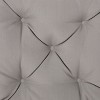 GDFStudio Bryson Outdoor Water Resistant Fabric Tufted Chair Cushion with Fasteners - 4 of 4