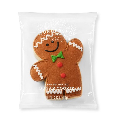 Holiday Gingerbread Sugar Cookie - 2.12oz - Wondershop™