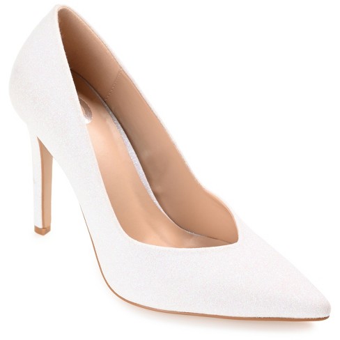 Fashion target white pumps