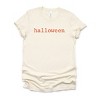 Halloween Typewriter - Women's Short Sleeve Graphic T-Shirt - 2 of 4