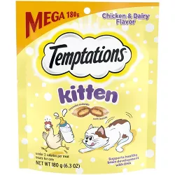 Temptations Kitten Chicken and Milk Cat Treats - 6.3oz