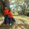 Kids' Organic Reinforced Lined Tapered-Leg Pants Navy - Jackalo - 2 of 4