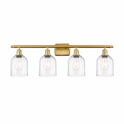 Bella - 4 Light Bath Vanity In Industrial Style-10.5 Inches Tall and 35.5 Inches Wide