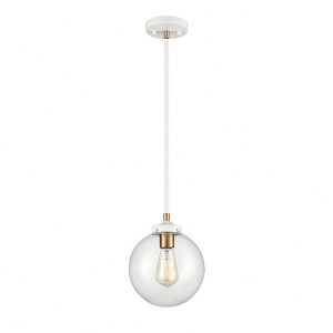 Elk Home Boudreaux 1 - Light Pendant in  Matte White - 1 of 3