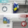 LunaLulinlk Extendable Stainless Steel Kitchen Sink Corner Caddy, Adjustable Sponge Holder for All Sink Types - 4 of 4