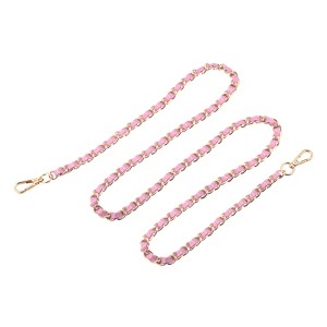 Unique Bargains Metal Corrosion-Resistant PU Leather Purse Flat Chain Straps - 1 of 3