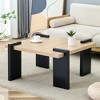 XINGHANZHENXUAN 31.5-in MDF coffee table, suitable for modern minimalist living rooms and leisure areas - 3 of 4