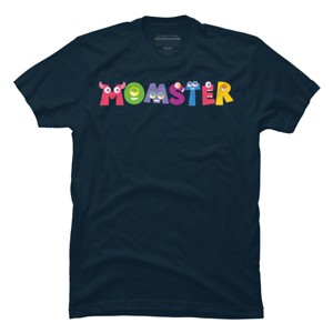 Men's Design By Humans Cute Momster Cartoon Monster By averilshop T-Shirt - 1 of 2