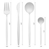 REGALWOVEN Stainless Steel Durable Rust-Proof Corrosion Resistant Flatware Set 4 Pcs 1 Set - 2 of 4