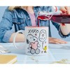 Silver Buffalo Peanuts Snoopy and Woodstock Valentine's Day "XOXO" Ceramic Mug | Hold 20 Ounces - 4 of 4