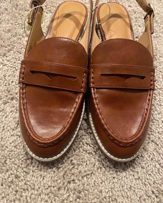 Sanuk Brown Casual Moc Toe Slip-On Castaway Loafers Comfort Shoes Women's 8  M