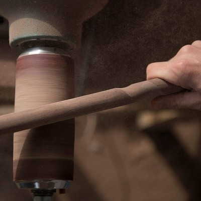 Handcrafted 37" Red Oak Crook Handle Walking Cane