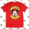 Disney Men's Mickey Mouse Bold Face T-Shirt (Small) Red - 3 of 3