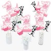 Big Dot of Happiness Pink First Rodeo - Cowgirl 1st Birthday Party Centerpiece Sticks - Table Toppers - Set of 15 - 2 of 4