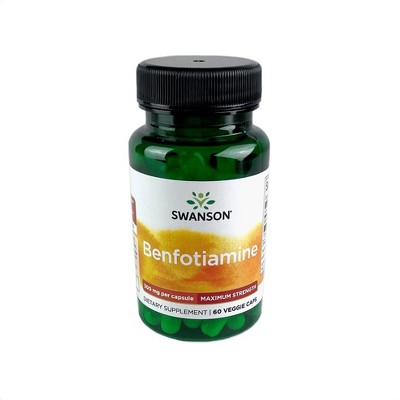 Swanson Vitamin B Benfotiamine - Maximum Strength 300 mg Veggie Capsule 60ct.