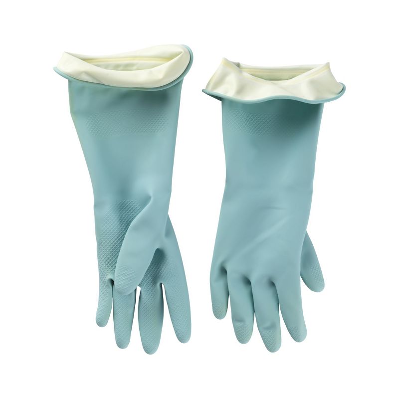 Casabella Premium Waterblock Cleaning Gloves Blue - 2 Pair (4 Gloves), 4 of 5