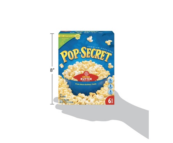 Pop Secret Extra Butter Microwave Popcorn - 6ct