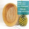 Aoibox Woven Bread Basket for Kitchen Counter, Handmade Wicker Serving Basket, Food Organizer & Display Storage for Spoon, Fork, Napkin, Fruits,Snacks - 3 of 4
