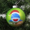 Kat + Annie 3.75 In Santa Jaws Ornament Vacation Shark Beach Tree Ornaments - 3 of 3