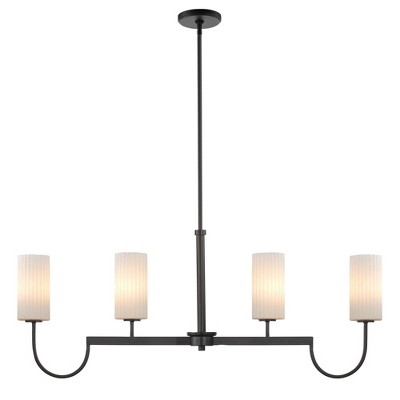 Maxim Lighting Town And Country 4 - Light Island Pendant Light in  Black