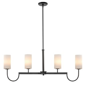 Maxim Lighting Town And Country 4 - Light Island Pendant Light in  Black - 1 of 3