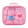 Peppa Pig Kids Lunch Box Glitter Dance Party Insulated Lunch Bag - 2 of 4