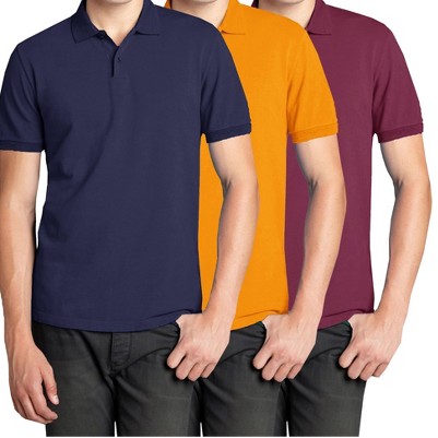 navy - orange - burgundy