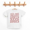The Juniper Shop Pretty Girls Read Books Youth Short Sleeve Tee - 2 of 4