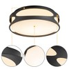 C Cattleya 13" 3CCT Dimmable LED Flush Mount Ceiling Light with Opal Glass - 3 of 4