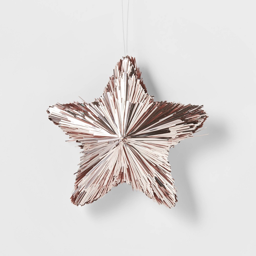 Tinsel Stars Christmas Tree Ornament s Blush - Wondershop ,,4 for bags 