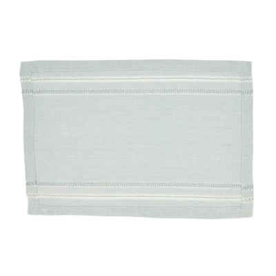 Blue-Grey Stripe Cotton Placemat Set of 4