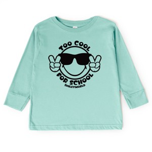The Juniper Shop SmileyWorld Too Cool For School Toddler Long Sleeve Tee - 1 of 4