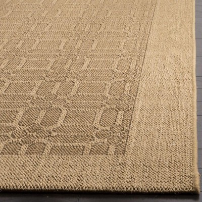 Maize Geometric Hand-knotted Sisal 4' x 6' Area Rug