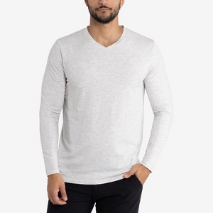 X RAY Men's V-Neck & Henley Long Sleeve T-Shirt - 1 of 4