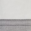 Geo Stripe High Quality Bath Towel 27in x 50in White by Saturday Knight Ltd - 3 of 3