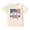 The Juniper Shop American Girly Flag Coquette Toddler Short Sleeve Tee - 2 of 4