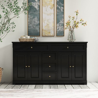 FUFU&GAGA Versatile Storage Cabinet Lacquered Buffet Sideboard Dresser