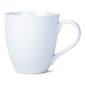 tagltd White Stoneware Coffee Hot Coco Tea Dishwasher Safe Mug, 20 oz. - 1 of 4
