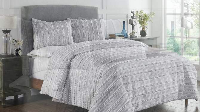 Angelique Comforter 100% Cotton Tufted Chenille Comforter Set - Better Trends, 2 of 8, play video