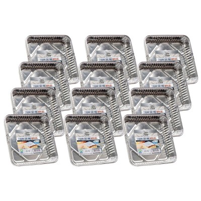 Silver Lining By Durable Foil Square Cake Pan With Lid - Case of 12/2 ct