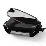 Oster DiamondForce 16" Electric Skillet With Lift & Serve Hinged Lid - Black