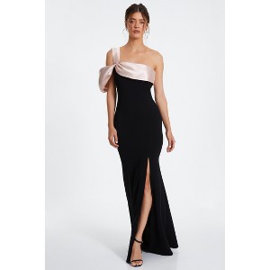 Off the Shoulder Split Leg Fishtail Maxi Dress - 1 of 4