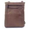 Steeltime Unisex genuine leather crossbody 5 zipper bag with Lords Prayer. - 2 of 2