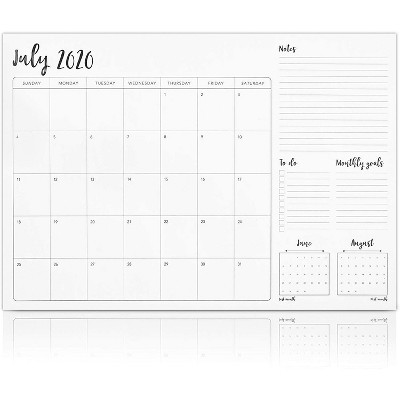 desk calendar 18 month weekly planner july 2020 to december 2021