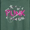 Women's - Instant Message - Punk Guitare Lightweight French Terry Wide Neck Long Sleeve Shirt - 2 of 4