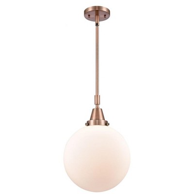 Beacon - 1 Light Stem Hung Mini Pendant In Industrial Style-14.13 Inches Tall and 10 Inches Wide